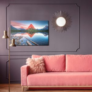 Peinture sur toile Lac Swiftcurrent, États-Unis – Image 4