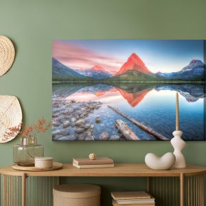 Peinture sur toile Lac Swiftcurrent, États-Unis – Image 5