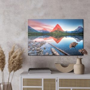 Peinture sur toile Lac Swiftcurrent, États-Unis – Image 3