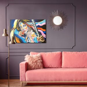 Peinture sur toile Femme Avec Un Arc – Image 4