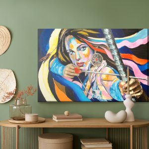 Peinture sur toile Femme Avec Un Arc – Image 5
