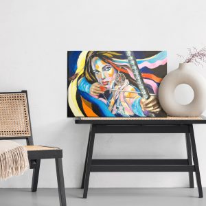 Peinture sur toile Femme Avec Un Arc – Image 6