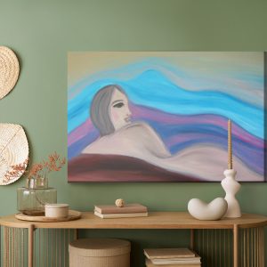 Peinture sur toile Une Peinture Abstraite D'une Femme – Image 5