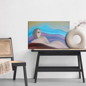 Peinture sur toile Une Peinture Abstraite D'une Femme – Image 6