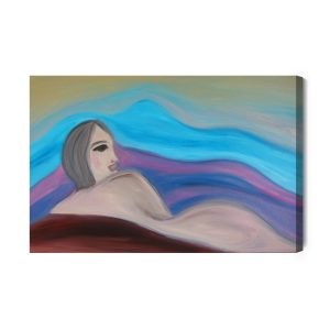 Peinture sur toile Une Peinture Abstraite D'une Femme – Image 2