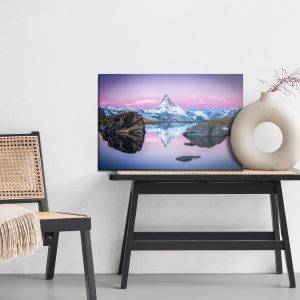 Peinture sur toile Lac Dans Les Montagnes – Image 6