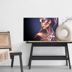 Peinture sur toile Portrait Féminin Coloré – Image 6