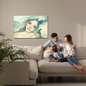 Peinture sur toile Une Femme En Mélancolie – Image 7