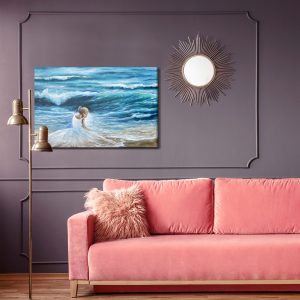 Peinture sur toile Danseuse Au Bord De La Mer – Image 4