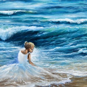 Peinture sur toile Danseuse Au Bord De La Mer – Image 1