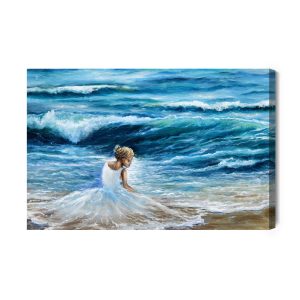 Peinture sur toile Danseuse Au Bord De La Mer – Image 2