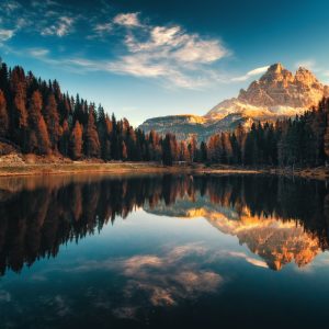Peinture sur toile Lac D'antorno, Italie – Image 1