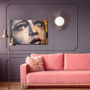 Peinture sur toile Une Femme En Larmes – Image 4