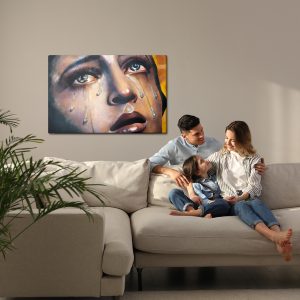 Peinture sur toile Une Femme En Larmes – Image 7