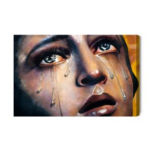 Peinture sur toile Une Femme En Larmes – Image 2