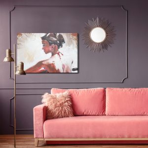 Peinture sur toile Femme Pensive – Image 4