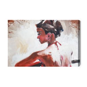 Peinture sur toile Femme Pensive – Image 2