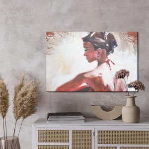 Peinture sur toile Femme Pensive – Image 3