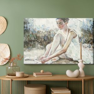 Peinture sur toile Ballerine Avant Le Spectacle – Image 5