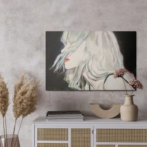 Peinture sur toile Portrait Féminin Moderne – Image 3