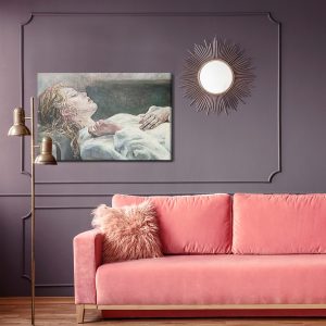 Peinture sur toile Jeune Femme Endormie – Image 4