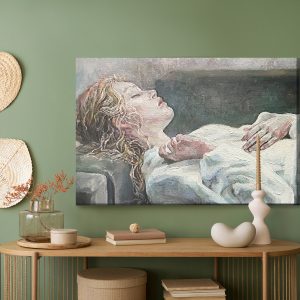 Peinture sur toile Jeune Femme Endormie – Image 5