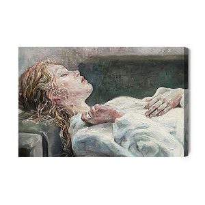 Peinture sur toile Jeune Femme Endormie – Image 2