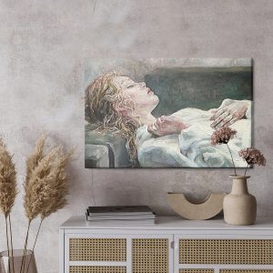 Peinture sur toile Jeune Femme Endormie – Image 3