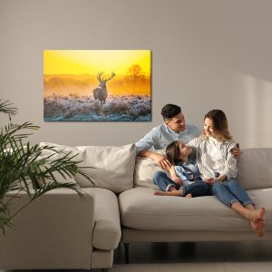 Peinture sur toile Cerf À L'aube – Image 7