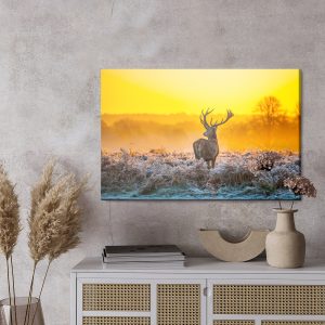 Peinture sur toile Cerf À L'aube – Image 3
