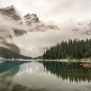 Peinture sur toile Lac Moraine, Canada – Image 1