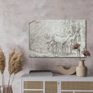 Peinture sur toile Esquisse D'un Cerf – Image 3
