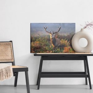 Peinture sur toile Un Cerf Impressionnant Parmi La Végétation Forestière – Image 6