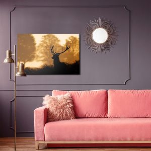 Peinture sur toile Cerf Dans La Forêt – Image 4