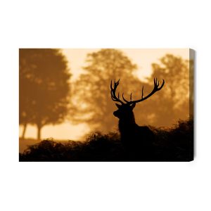 Peinture sur toile Cerf Dans La Forêt – Image 2