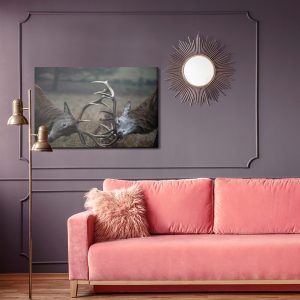 Peinture sur toile Cerf De Combat – Image 4