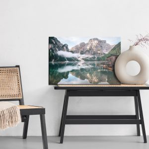Peinture sur toile Lac Sauvage De Braies, Italie – Image 6