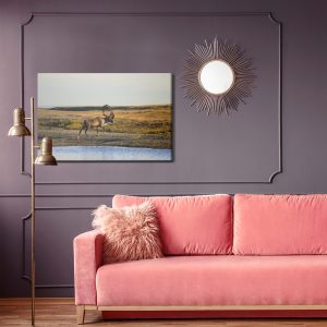 Peinture sur toile Un Cerf Au Dessus De L'eau – Image 4