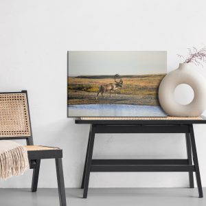 Peinture sur toile Un Cerf Au Dessus De L'eau – Image 6
