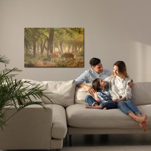 Peinture sur toile Jeune Cerf Tacheté – Image 7
