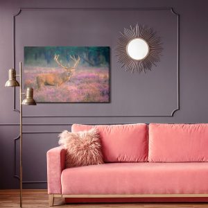 Peinture sur toile Un Cerf En Rut – Image 4