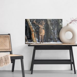 Peinture sur toile Un Cerf Parmi Les Arbres – Image 6