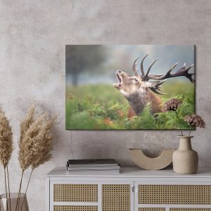 Peinture sur toile Un Cerf Rugissant – Image 3