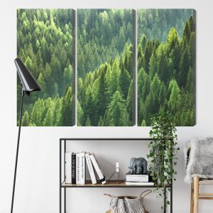 Peinture en plusieurs parties Le Vert De La Forêt – Image 9