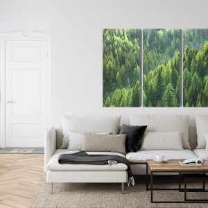 Peinture en plusieurs parties Le Vert De La Forêt – Image 6