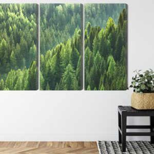 Peinture en plusieurs parties Le Vert De La Forêt – Image 8