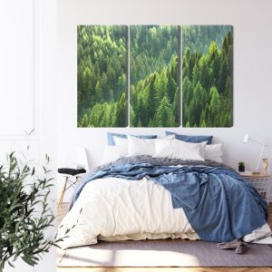 Peinture en plusieurs parties Le Vert De La Forêt – Image 3