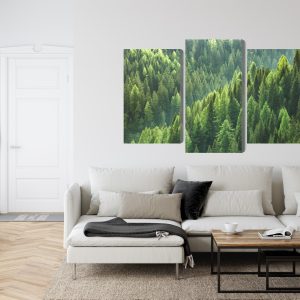 Peinture en plusieurs parties Le Vert De La Forêt – Image 6