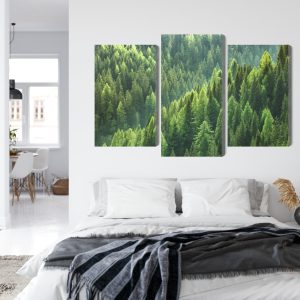 Peinture en plusieurs parties Le Vert De La Forêt – Image 7