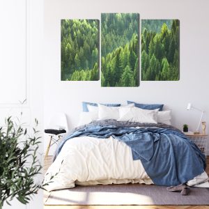 Peinture en plusieurs parties Le Vert De La Forêt – Image 3